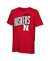 Outerstuff Big Boys and Girls Nebraska Huskers The Mix T-Shirt Combo Set