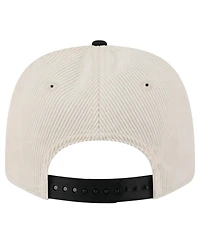 New Era Men's Cream/Black Texas Longhorns Loyal Corduroy 9SEVENTY Adjustable Hat