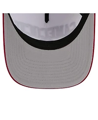 New Era Men's White/Garnet South Carolina Gamecocks Arch Two-Tone Rope 9FORTY A-Frame M-Crown Adjustable Hat
