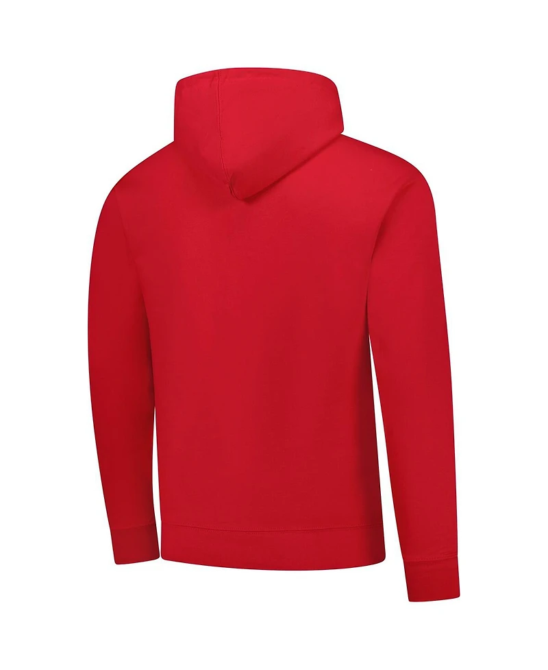 Mitchell & Ness Men's Scarlet San Francisco 49ers Nfl x Bud Light Vintage Pullover Hoodie