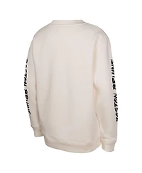 Outerstuff Big Boys and Girls Cream Boston Bruins Star Power Pullover Sweatshirt