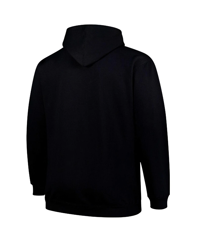 Fanatics Men's Black Minnesota Vikings Big Tall Pop Pullover Hoodie