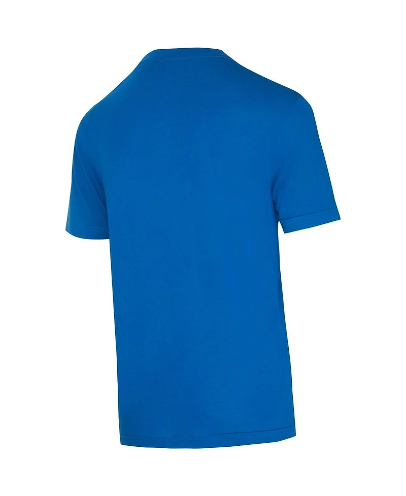 Concepts Sport Men's 2-Piece Royal/Red New York Giants Avondale T-Shirt and Flannel Pants Set