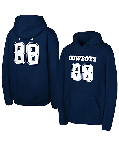 Outerstuff Big Boys and Girls CeeDee Lamb Navy Dallas Cowboys Mainliner Player Name Number Hoodie