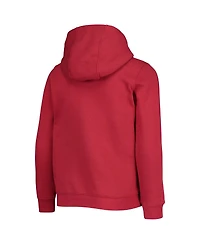 Nike Big Boys and Girls Crimson Oklahoma Sooners Club Fleece Pullover Hoodie