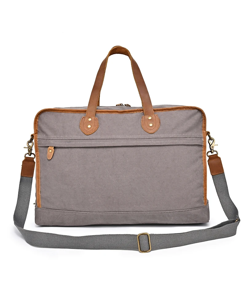 Tsd Brand Valley Oak Convertible Weekender Duffle Bag