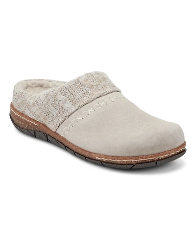 Earth Women's Elyot Knit Cuff Cozy Slip-On Clogs