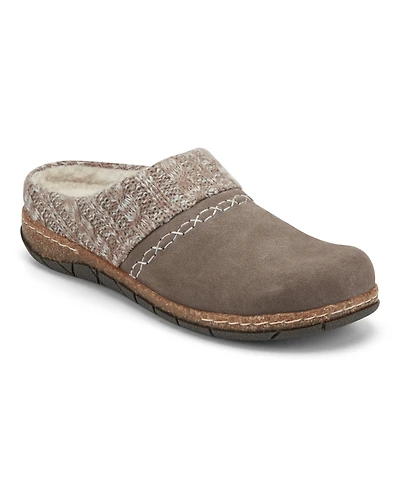 Earth Women's Elyot Knit Cuff Cozy Slip-On Clogs