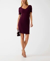 Guess Women's Short-Sleeve Seamless Sweater Dress
