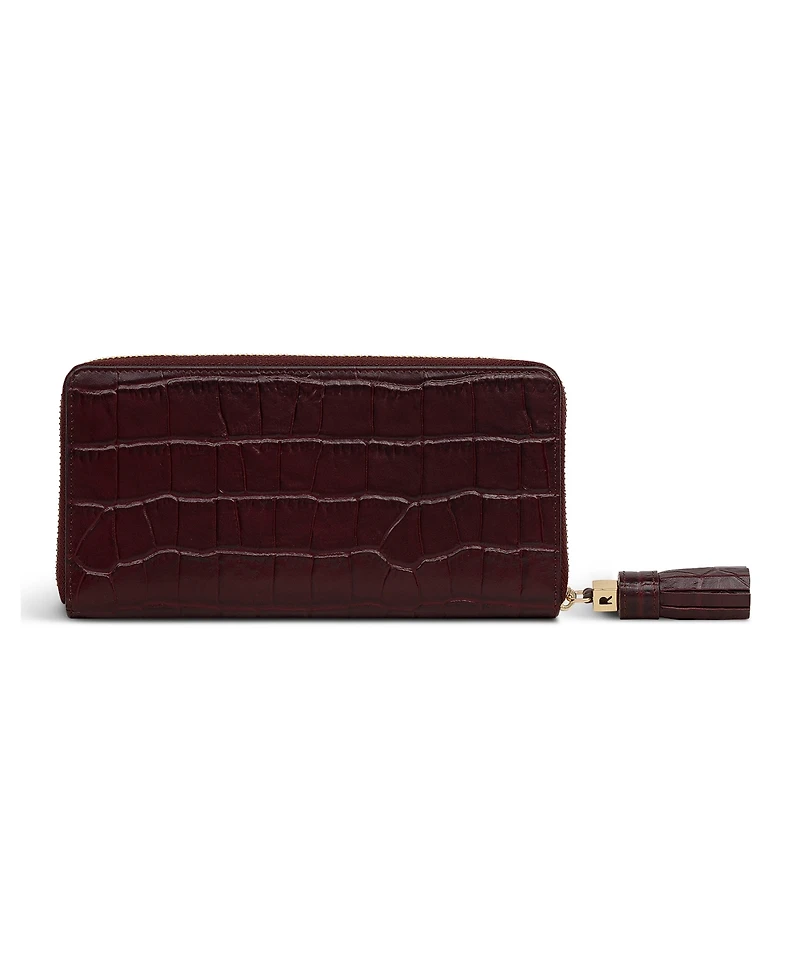 Radley London Noble Alley Faux Croc Zip Around Wallet