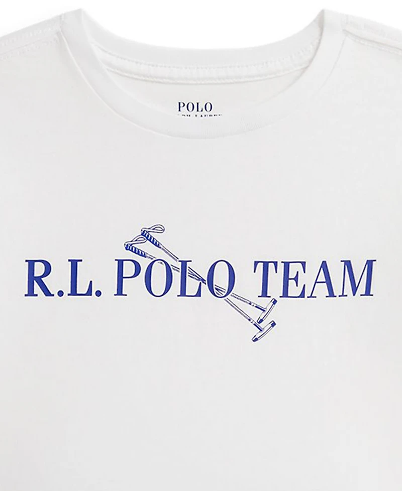 Polo Ralph Lauren Girls 2T-6X Graphic Print Boxy T-Shirt