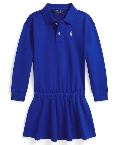 Polo Ralph Lauren Girls 2T-6X Long-Sleeve Dress