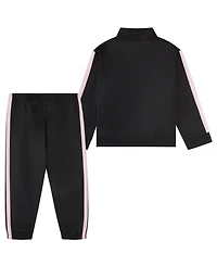 adidas Baby Girls Event Track Jacket and Bottoms, 2-Piece Set