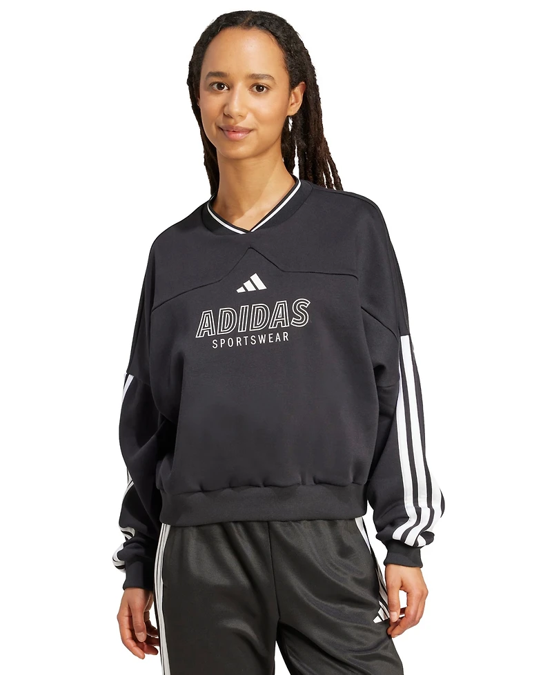 adidas Women's V-Neck Sweatshirt