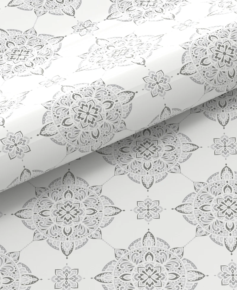 Color Sense Brushed Cool Crisp Printed Cotton 4-Pc. Sheet Set