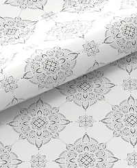 Color Sense Brushed Cool Crisp Printed Cotton 4-Pc. Sheet Set