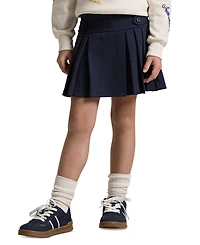 Polo Ralph Lauren Toddler & Little Girls Pleated Ponte Skort