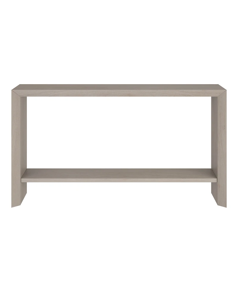 Hudson & Canal Osman 55" Wood Wide Rectangular Console Table