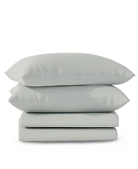 Color Sense Brushed Cool Crisp Solid Cotton 3-Pc. Sheet Set, Twin Xl