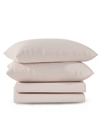 Color Sense Brushed Cool Crisp Solid Cotton 3-Pc. Sheet Set, Twin Xl