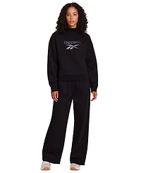 Reebok Women's Medium Vector Mock Neck Sweatshirt