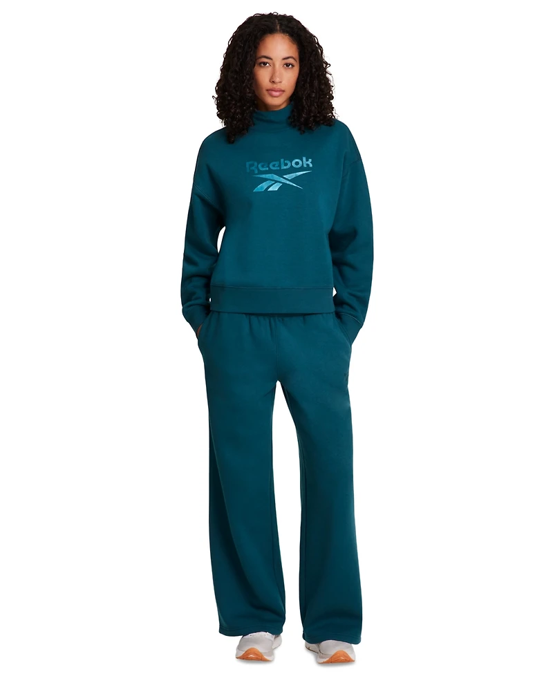 Reebok Women's Tonal Wide Leg Sweatpants