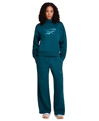 Reebok Women's Tonal Wide Leg Sweatpants