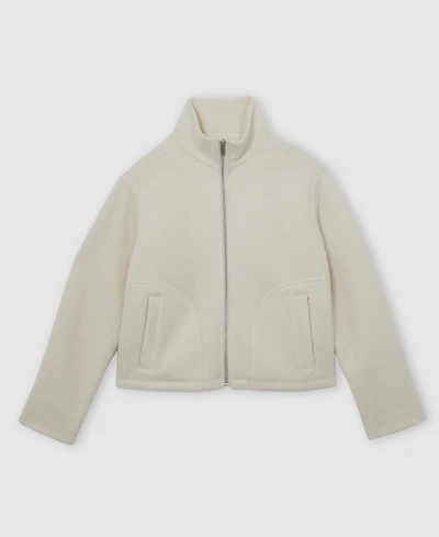 Reiss Women's Darrion Wool Felted Funnel-Neck Jacket