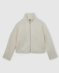 Reiss Women's Darrion Wool Felted Funnel-Neck Jacket