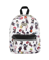 Naruto Shippuden Allover Chibi Character Mini Backpack Tote Bag