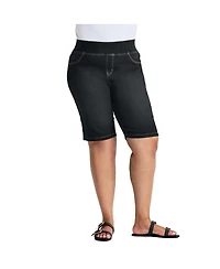 Avenue Women's Butter Denim Pull On Short