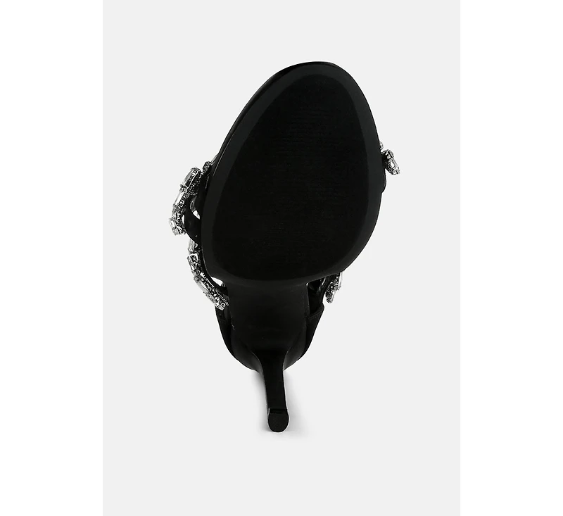 Korna Diamante Embellished Stiletto Heel Sandals