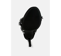 Korna Diamante Embellished Stiletto Heel Sandals