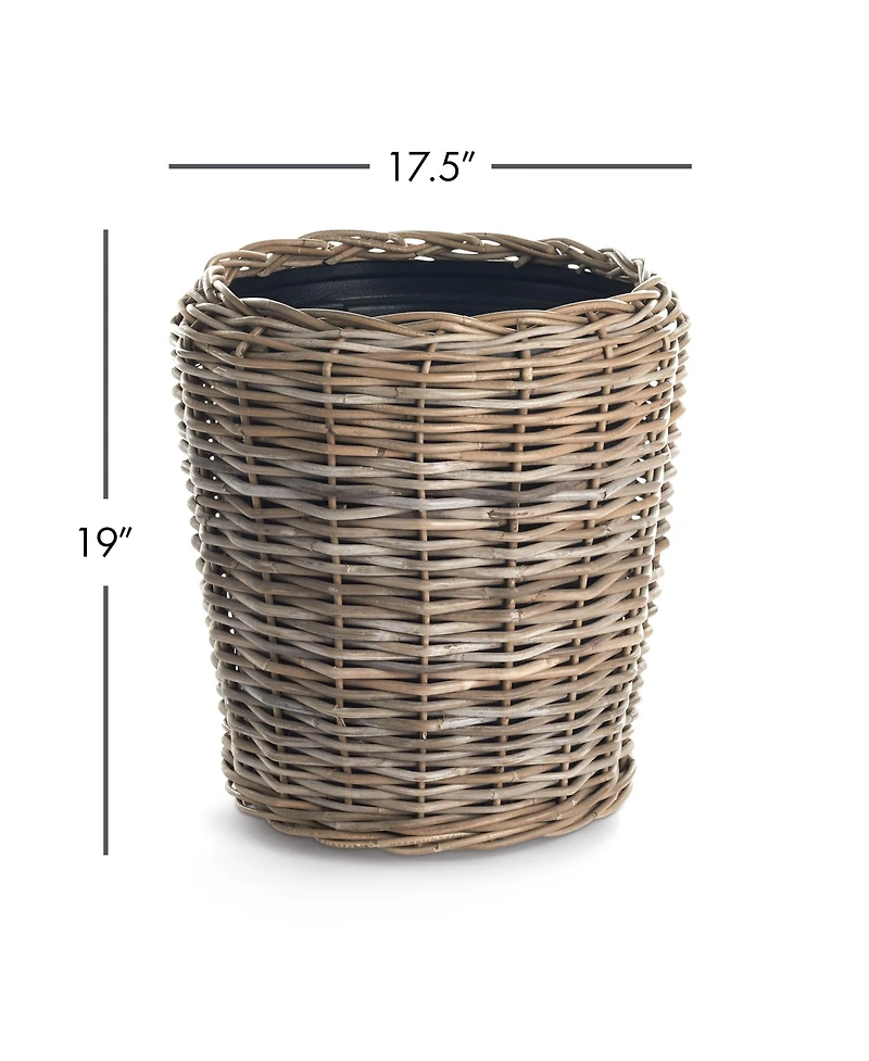 Woven Dry Basket Planter 17.75"