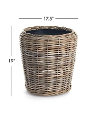 Woven Dry Basket Planter 17.75"
