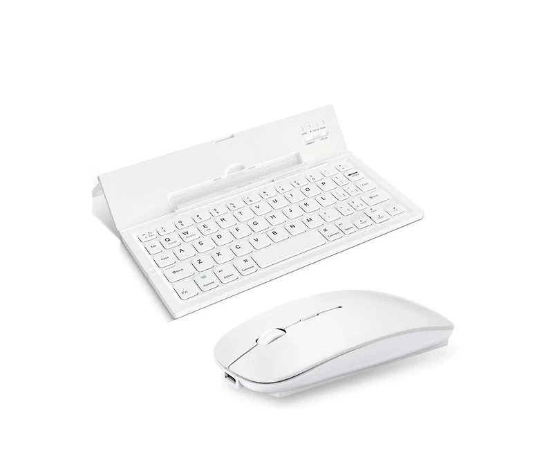 risokeys Metal Portable Mini Bluetooth Keyboard and Dual-Mode Charging Mouse Set