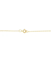 The Lovery Gold Open Heart Necklace 14K Yellow Gold