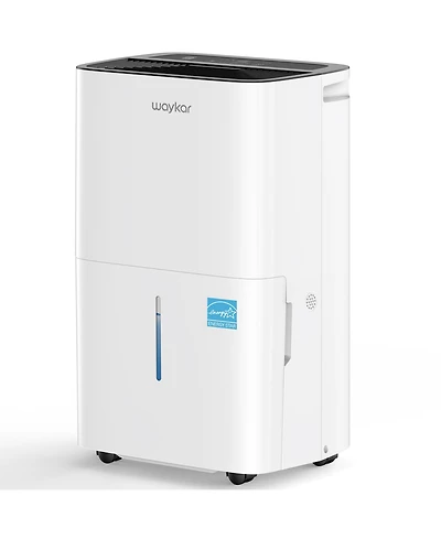 Waykar 150 Pint Energy Star Dehumidifier with Drain Hose for Home, Basement & Large Space, 7000 Sq. Ft