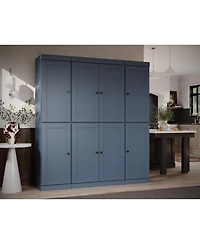 Palace Imports 100% Solid Wood 65" Pantry Cabinet with Shaker Doors, 2-Drawers & Adjustable Shelves