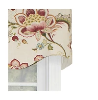 Ophelia Regal Style 3" Rod Pocket Valance 50" x 17" Multicolor by Rlf Home