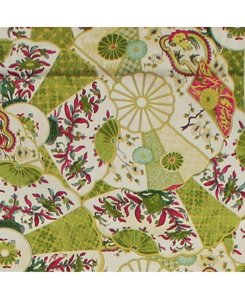 Rlf Home Selene Tailored 100% Cotton with Fully Lined 3" Rod Pocket Valnance for Windows 50" x 14" Multi