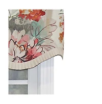 Kira Ruffle Provance 3" Rod Pocket Valance 50" x 16" Multicolor by Rlf Home
