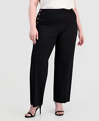 Anne Klein Plus Pull-On Sailor Pants