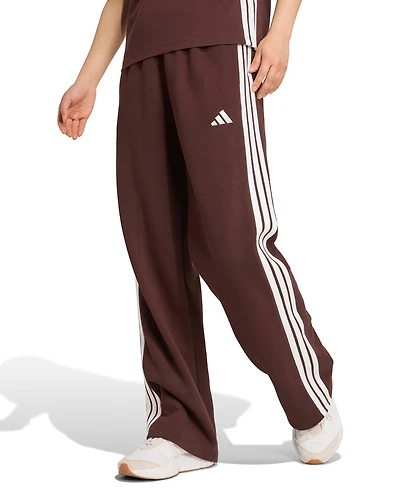 adidas Women's Essentials 3-Stripes Open Hem Pants