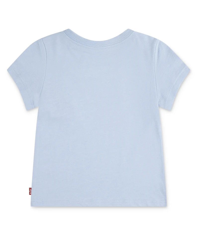 Levi's Girls Toddler 2T-4T Short-Sleeve Script Logo Detail T-Shirt