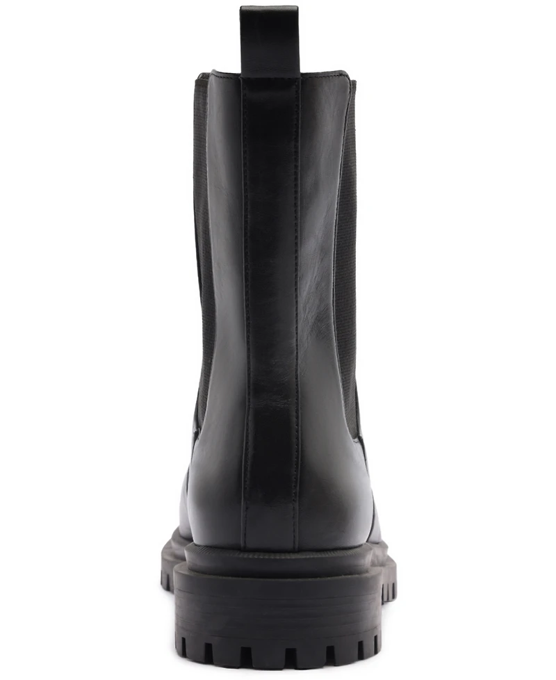 Arezzo Women's Brandy Mid Block Heel Round Toe Booties