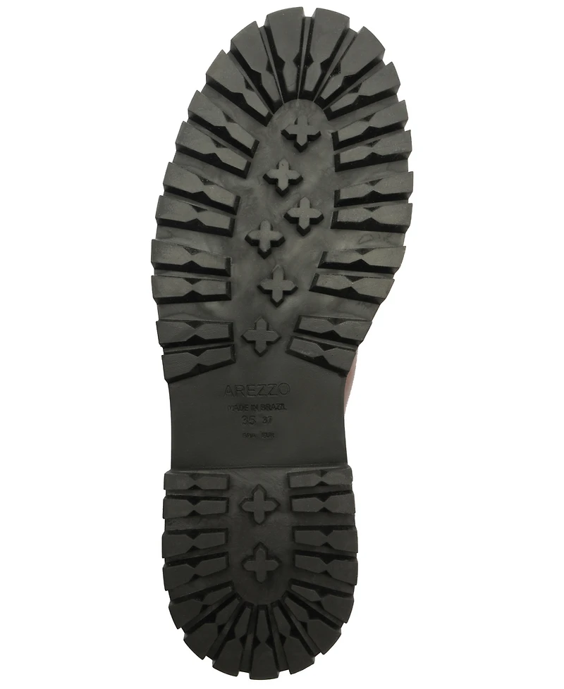 Arezzo Women's Brody Low Block Round Toe Booties