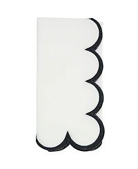 Saro Lifestyle Scalloped Hem Napkin, Set of 4