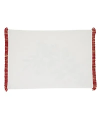 Saro Lifestyle Holly Branch Placemat, Set of 4