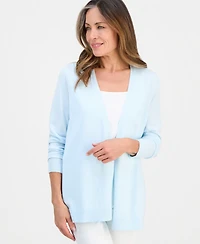 Style & Co Petite Open-Front Cardigan, Macy's Exclusive